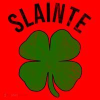 Slainte Irish Clover St Patrick's Day Santa Hat thumb 1