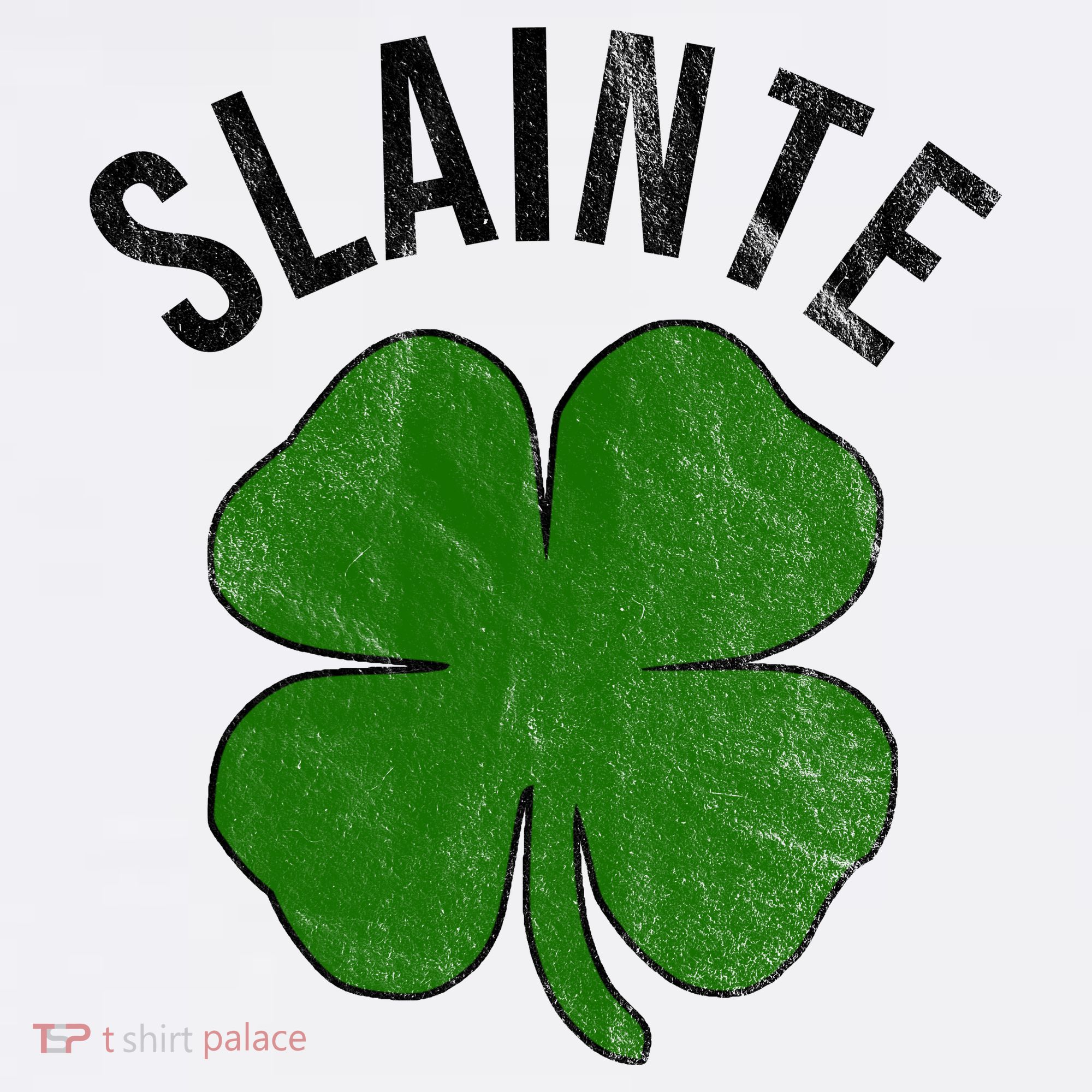 Slainte Irish Clover St Patrick's Day USA-Made Doggie Bandana