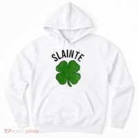 Slainte Irish Clover St Patrick's Day Hoodie thumb 0