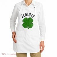Slainte Irish Clover St Patrick's Day Apron thumb 2