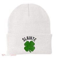 Slainte Irish Clover St Patrick's Day Beanie thumb 0