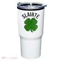 Slainte Irish Clover St Patrick's Day Tumbler thumb 0