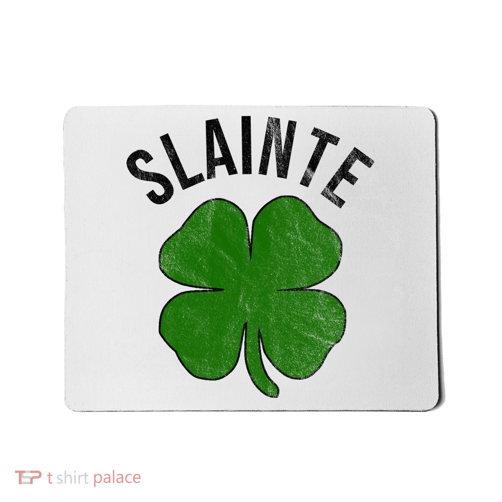 Slainte Irish Clover St Patrick's Day Mousepad