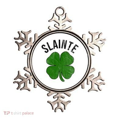 Slainte Irish Clover St Patrick's Day Ornament