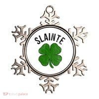Slainte Irish Clover St Patrick's Day Ornament thumb 0