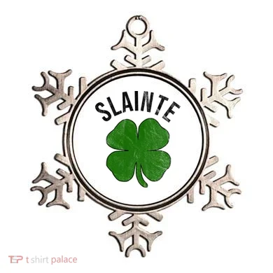 Slainte Irish Clover St Patrick's Day Ornament