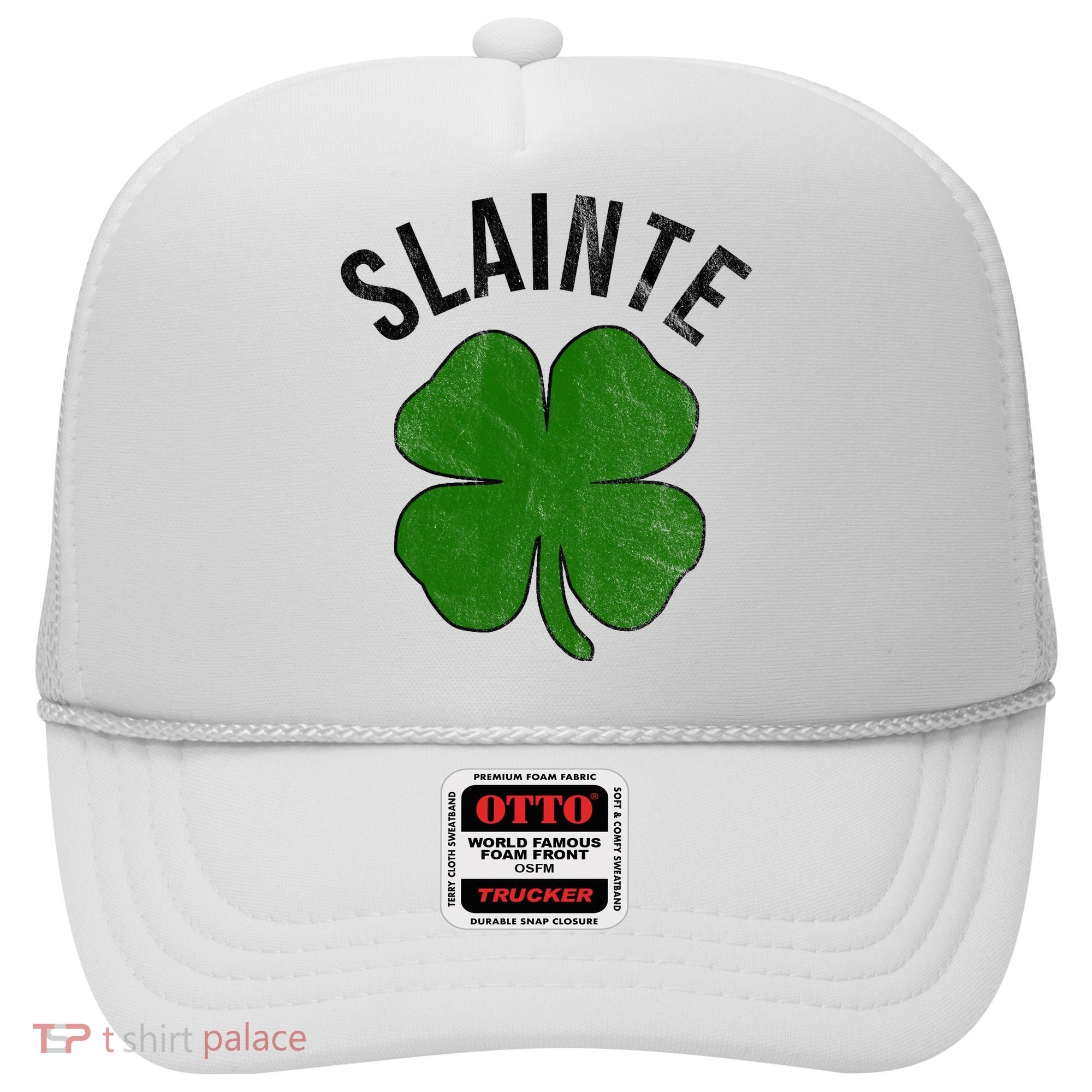 Slainte Irish Clover St Patrick's Day Hat