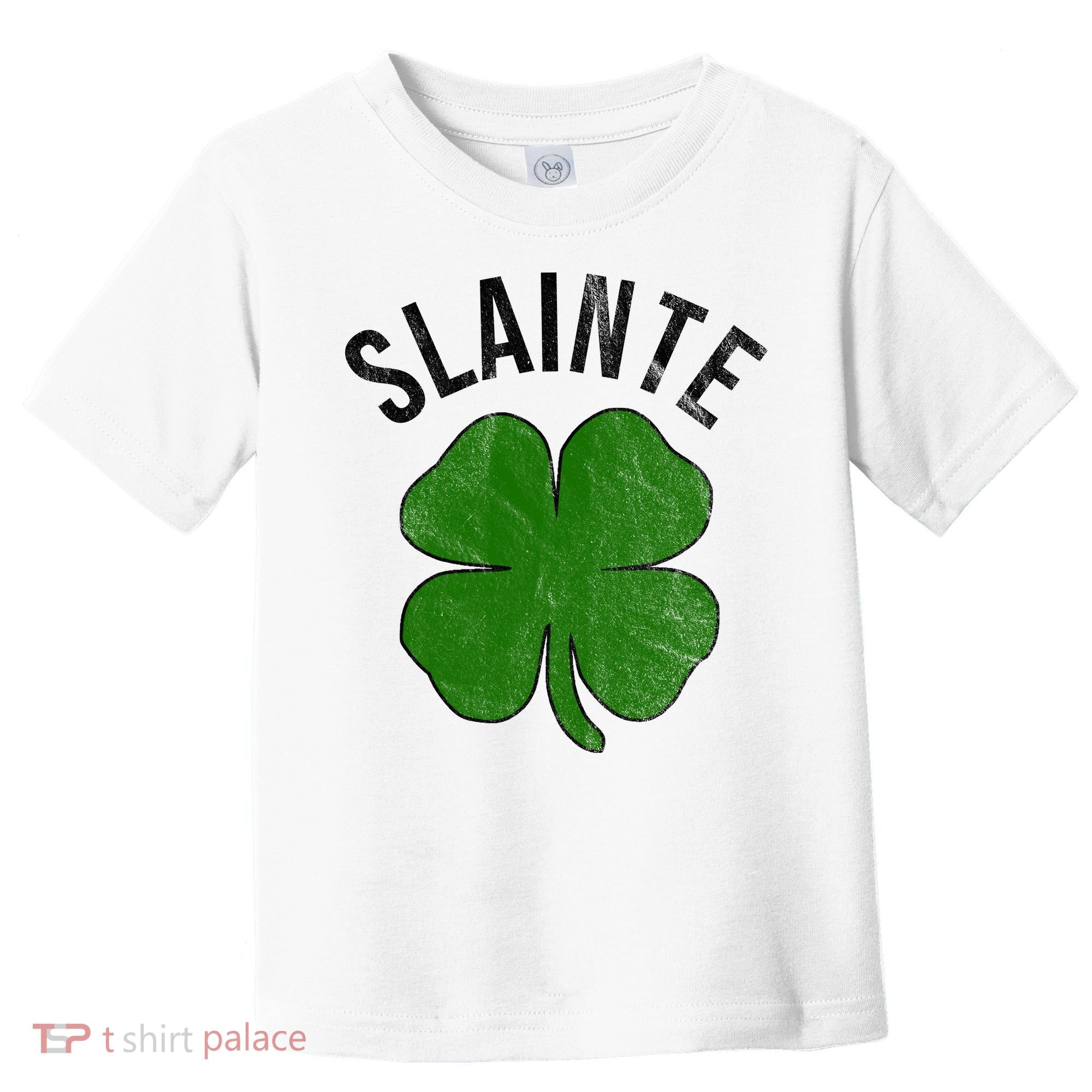 Slainte Irish Clover St Patrick's Day Toddler T-Shirt