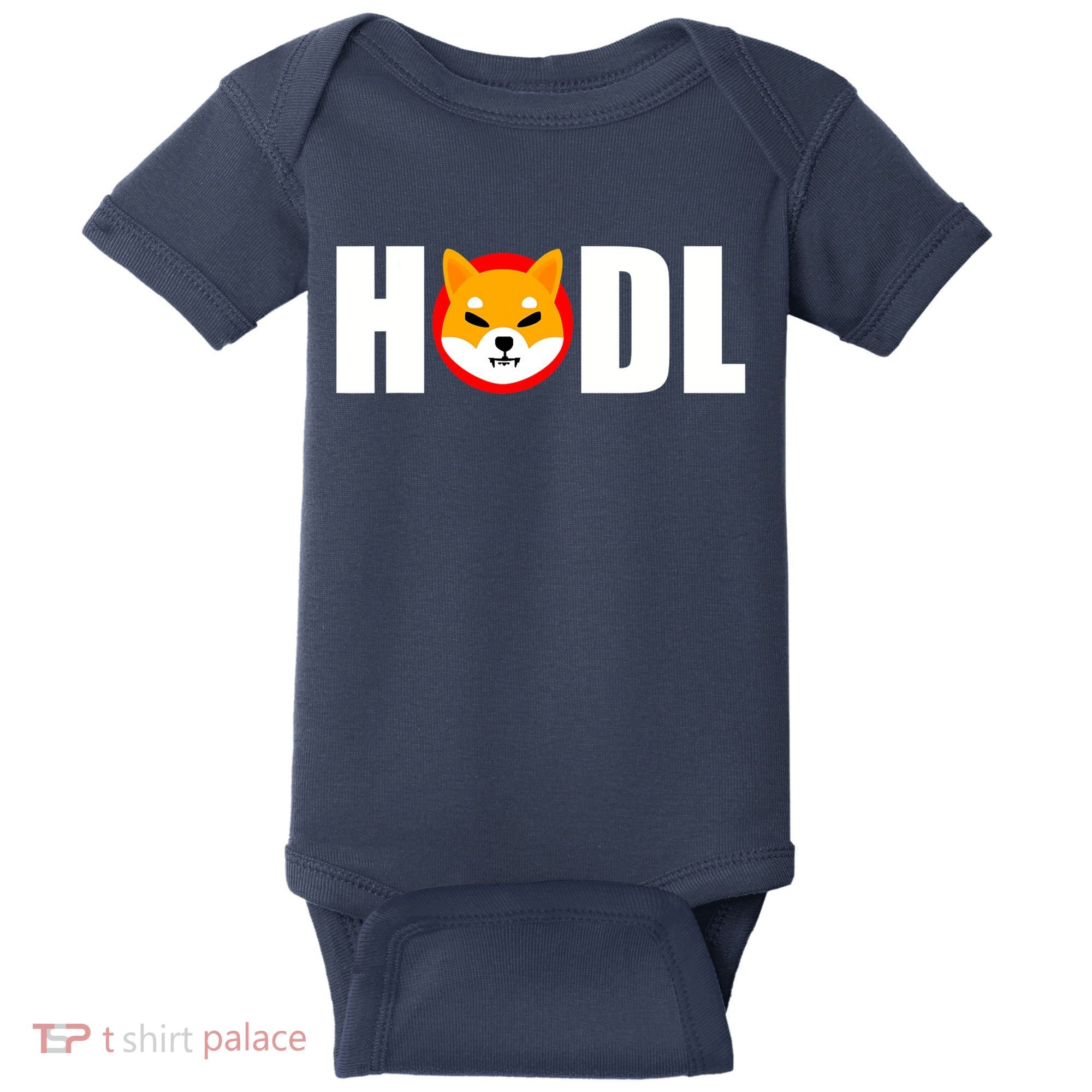 Shiba Inu Coin Crypto Token Shib Hodl Shiba Army Baby Bodysuit