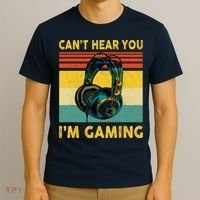 Sorry I Can't Hear You I'm Gaming Retro Gamer Gifts Boys T-Shirt thumb 3
