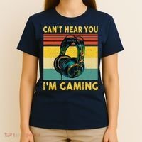 Sorry I Can't Hear You I'm Gaming Retro Gamer Gifts Boys T-Shirt thumb 4