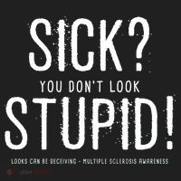Sick You Don't Look Stupid MS Awareness Beanie thumb 2
