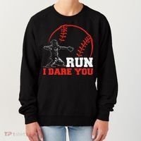 Steal I Dare You Baseball Catcher Baseball Player Women's Sweatshirt thumb 0