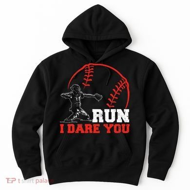 Steal I Dare You Baseball Catcher Baseball Player Hoodie