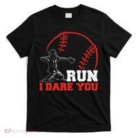 Steal I Dare You Baseball Catcher Baseball Player T-Shirt thumb 0