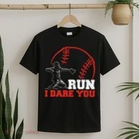 Steal I Dare You Baseball Catcher Baseball Player T-Shirt thumb 2
