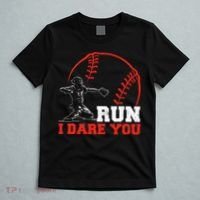 Steal I Dare You Baseball Catcher Baseball Player T-Shirt thumb 5