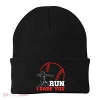 Steal I Dare You Baseball Catcher Baseball Player Beanie thumb 0