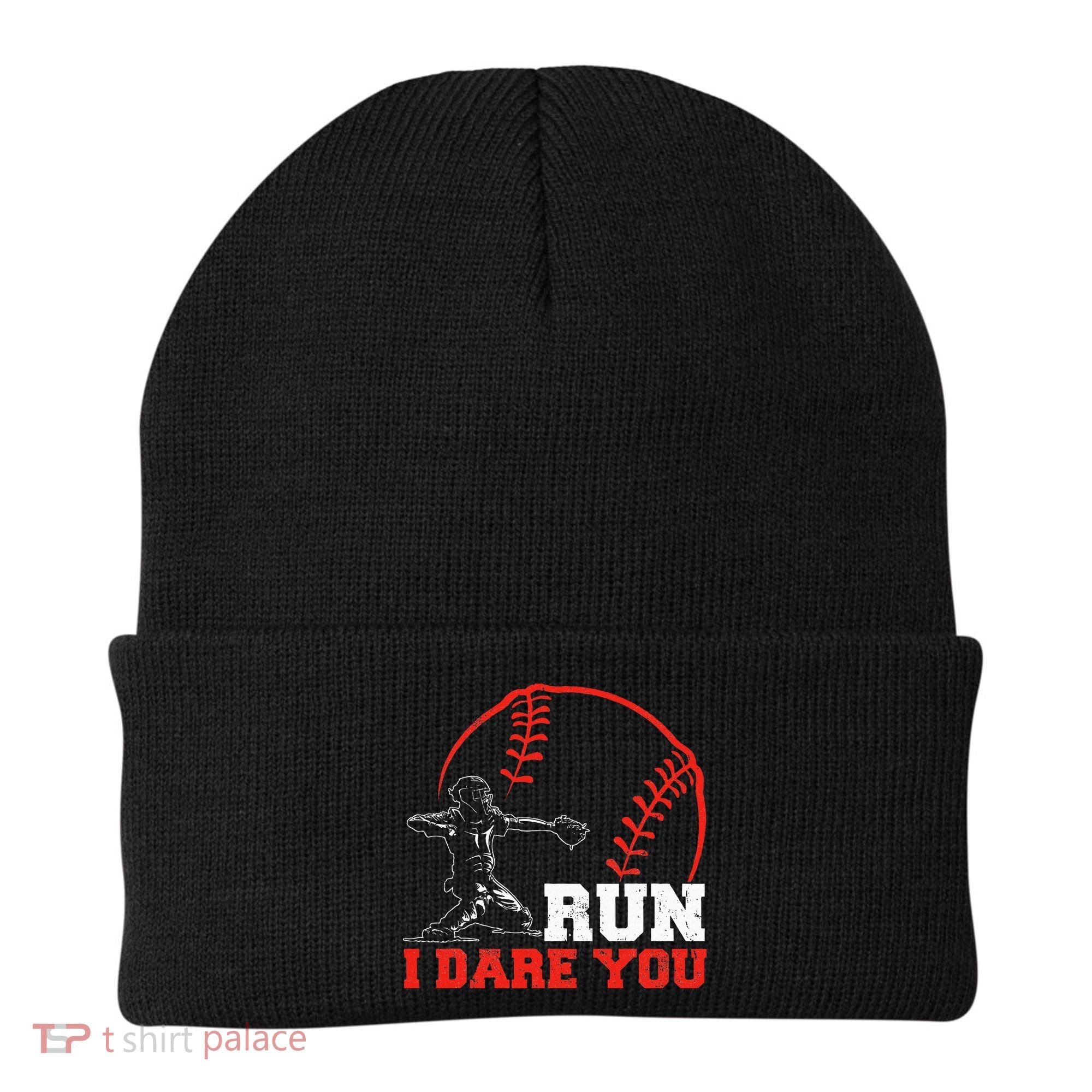 Steal I Dare You Baseball Catcher Baseball Player Beanie