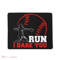 Steal I Dare You Baseball Catcher Baseball Player Mousepad thumb 0
