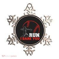 Steal I Dare You Baseball Catcher Baseball Player Ornament thumb 0