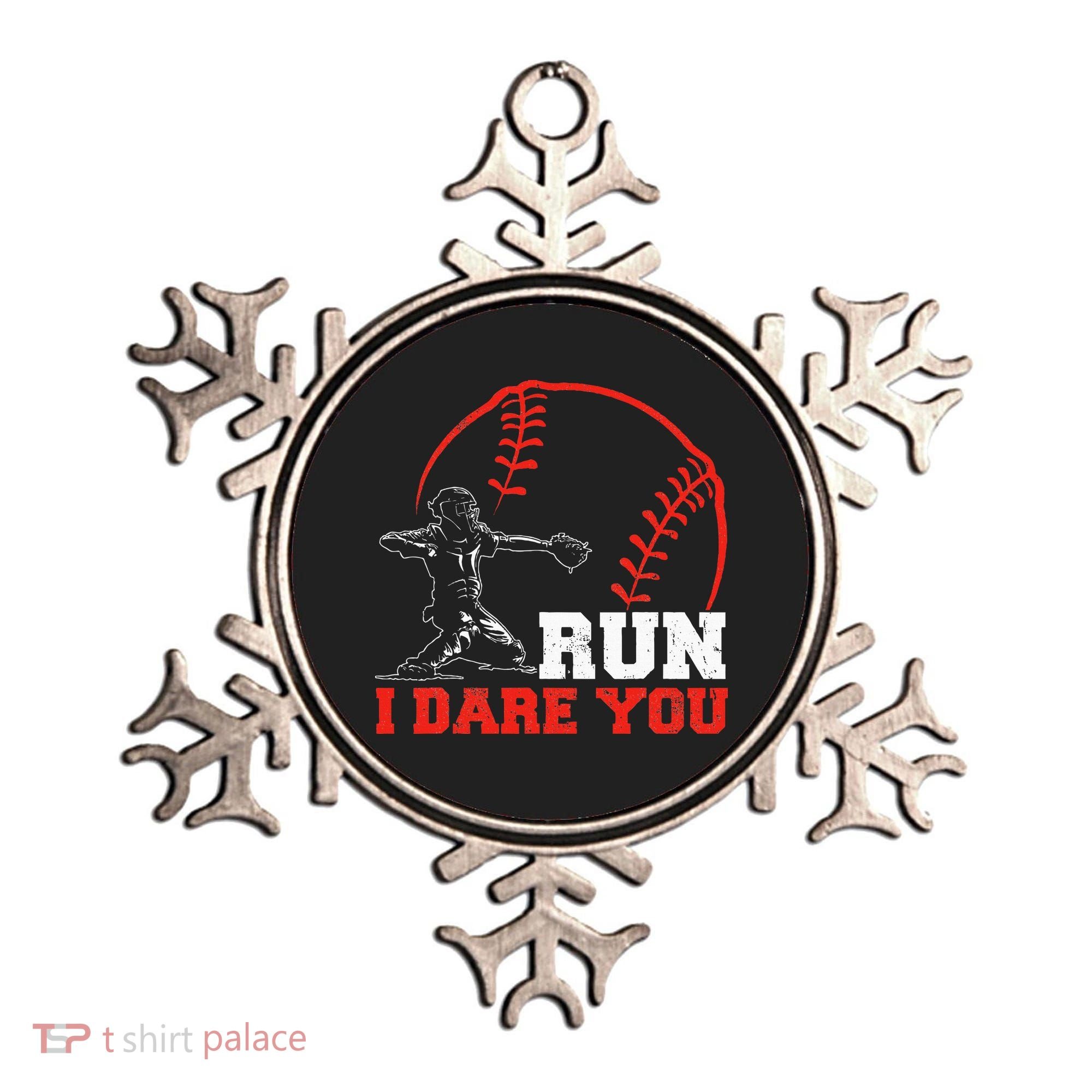 Steal I Dare You Baseball Catcher Baseball Player Ornament