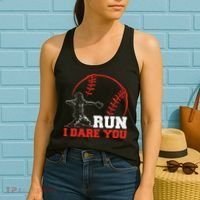 Steal I Dare You Baseball Catcher Baseball Player Women's Tank Top thumb 2