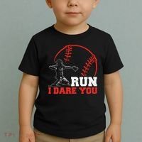 Steal I Dare You Baseball Catcher Baseball Player Toddler T-Shirt thumb 2