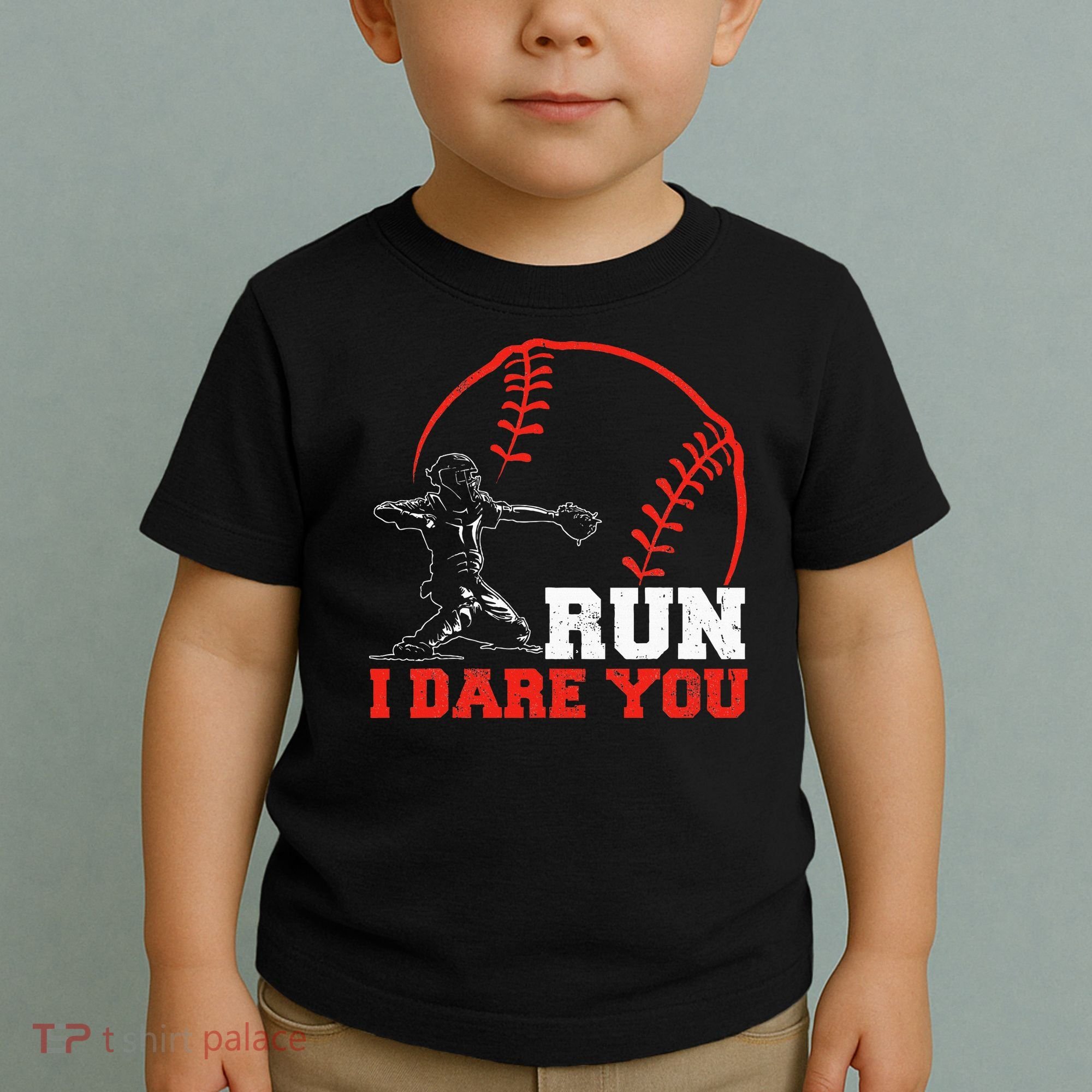 Steal I Dare You Baseball Catcher Baseball Player Toddler T-Shirt