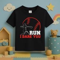 Steal I Dare You Baseball Catcher Baseball Player Toddler T-Shirt thumb 3
