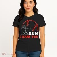 Steal I Dare You Baseball Catcher Baseball Player Women's T-Shirt thumb 4