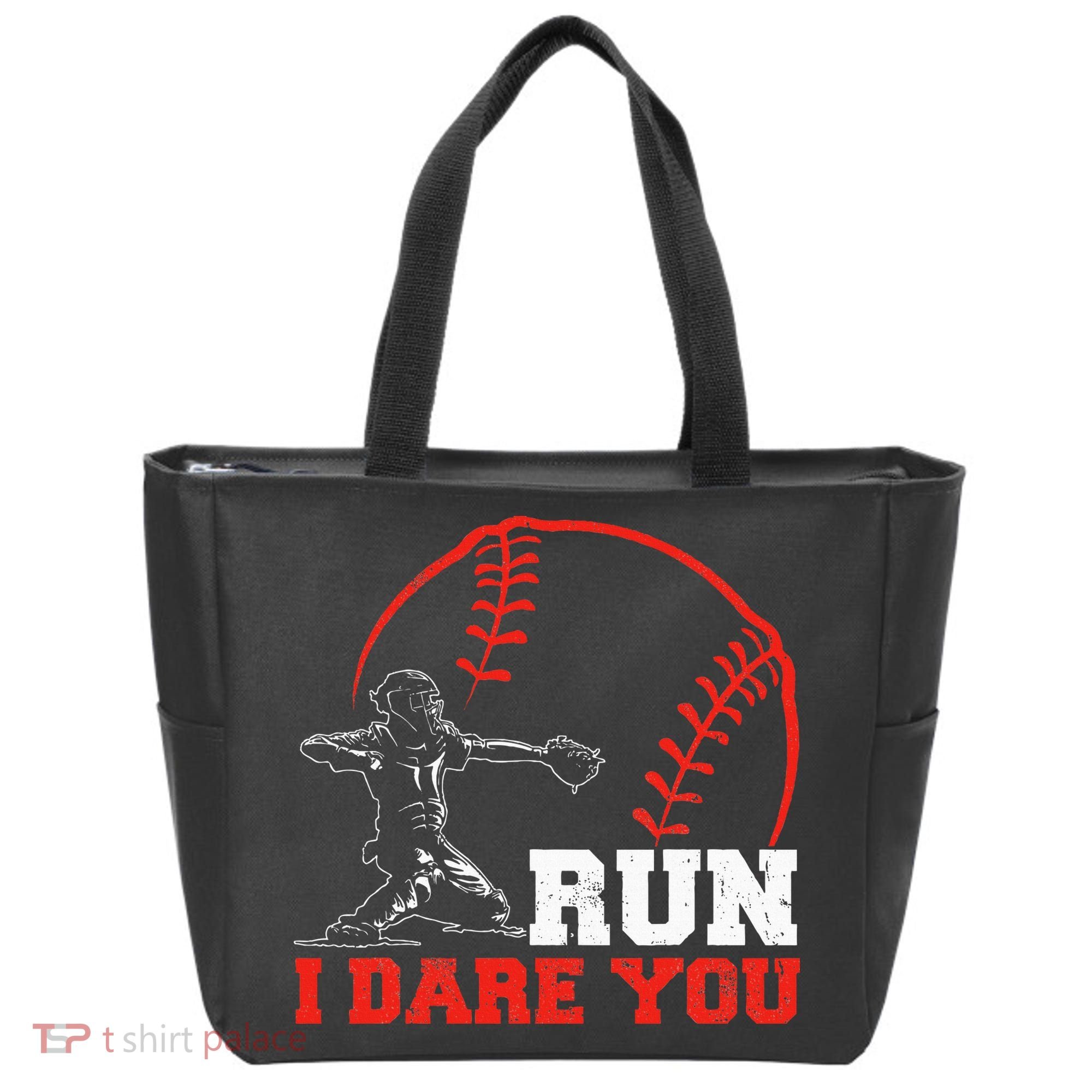 Steal I Dare You Baseball Catcher Baseball Player Tote Bag