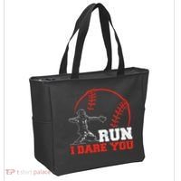 Steal I Dare You Baseball Catcher Baseball Player Tote Bag thumb 2