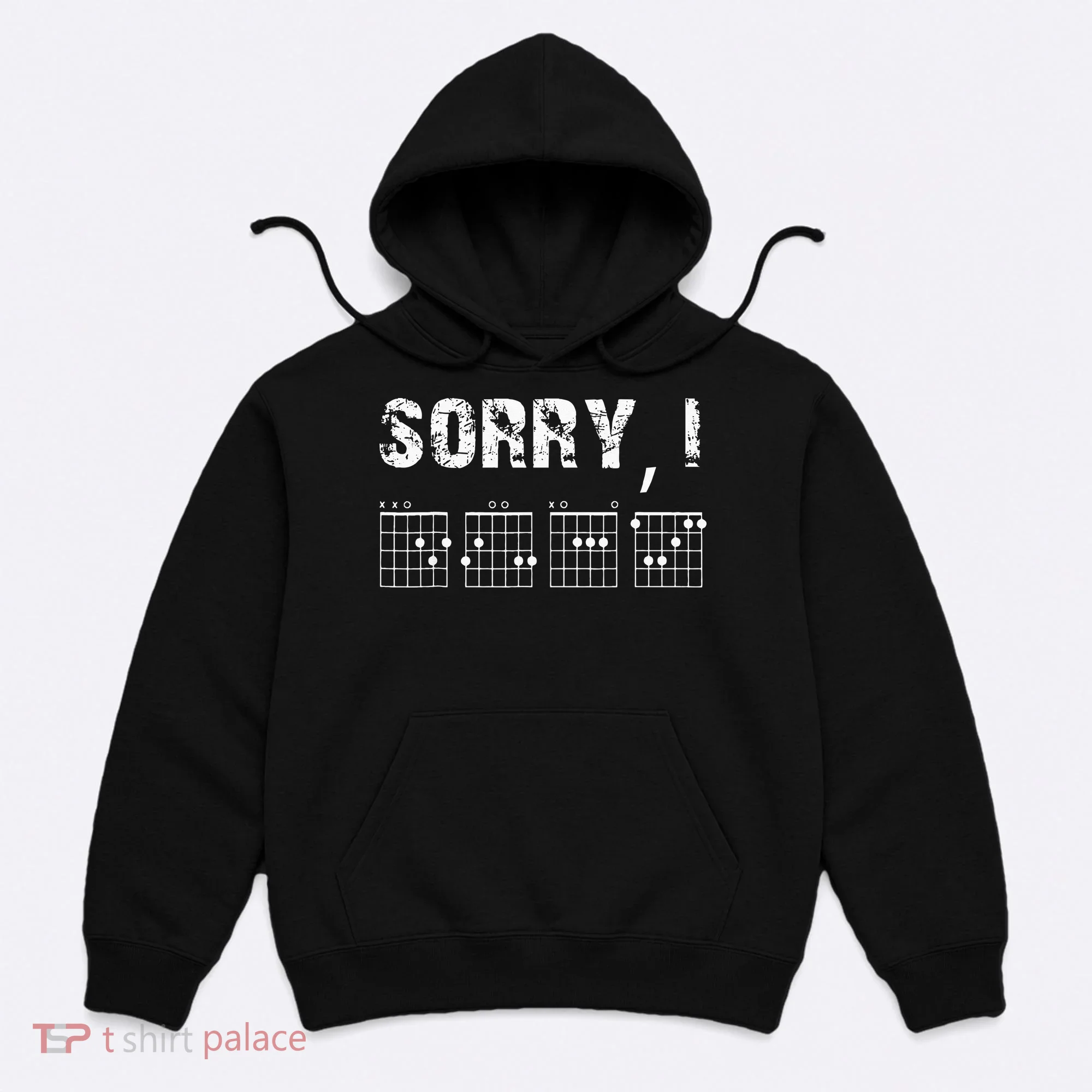 Sorry I DGAF Funny Hidden Message Guitar Chords For Lover Hoodie