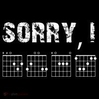 Sorry I DGAF Funny Hidden Message Guitar Chords For Lover Sweatshirt thumb 3