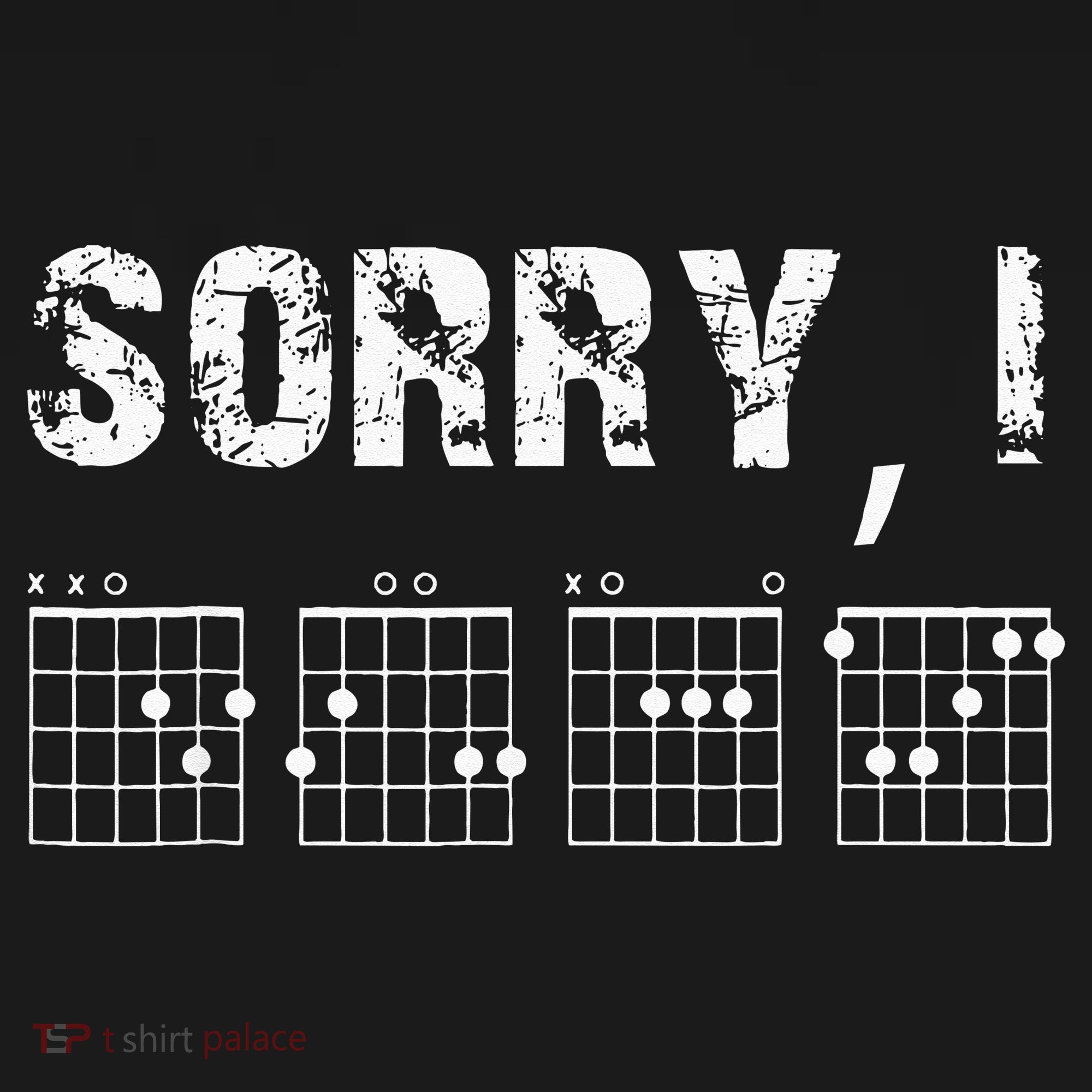 Sorry I DGAF Funny Hidden Message Guitar Chords For Lover Bucket Hat