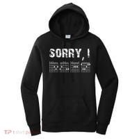 Sorry I DGAF Funny Hidden Message Guitar Chords For Lover Women's Hoodie thumb 0