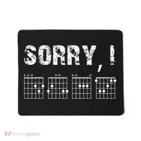 Sorry I DGAF Funny Hidden Message Guitar Chords For Lover Mousepad thumb 0