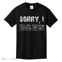 Sorry I DGAF Funny Hidden Message Guitar Chords For Lover Kids T-Shirt thumb 0