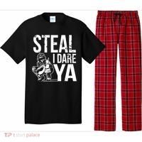 Steal I Dare Ya Softball Catcher Team Sport Cute Gift Pajama Set thumb 0