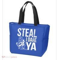 Steal I Dare Ya Softball Catcher Team Sport Cute Gift Tote Bag thumb 3