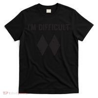 Ski I'm Difficult Skiing Skier Snowboard Snowboarder Gift T-Shirt thumb 0