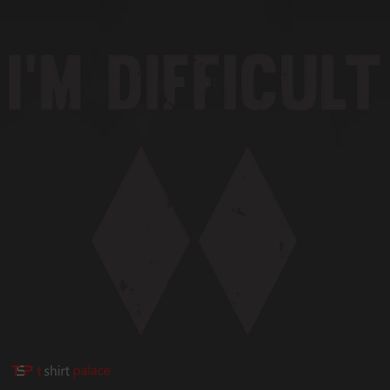 Ski I'm Difficult Skiing Skier Snowboard Snowboarder Gift Coaster