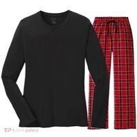 Ski I'm Difficult Skiing Skier Snowboard Snowboarder Gift Women's Long Sleeve Flannel Pajama Set  thumb 0