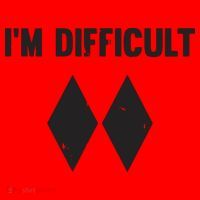 Ski I'm Difficult Skiing Skier Snowboard Snowboarder Gift Santa Hat thumb 1