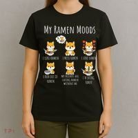 Shiba Inu Dog Ra Japanese Noodles Delight T-Shirt thumb 4