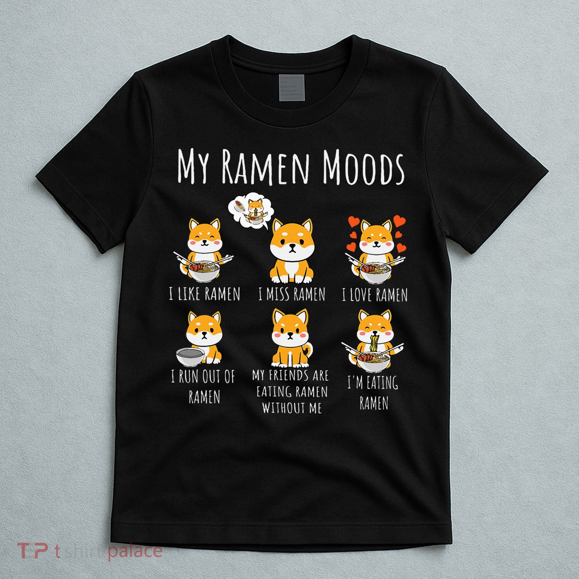 Shiba Inu Dog Ra Japanese Noodles Delight T-Shirt