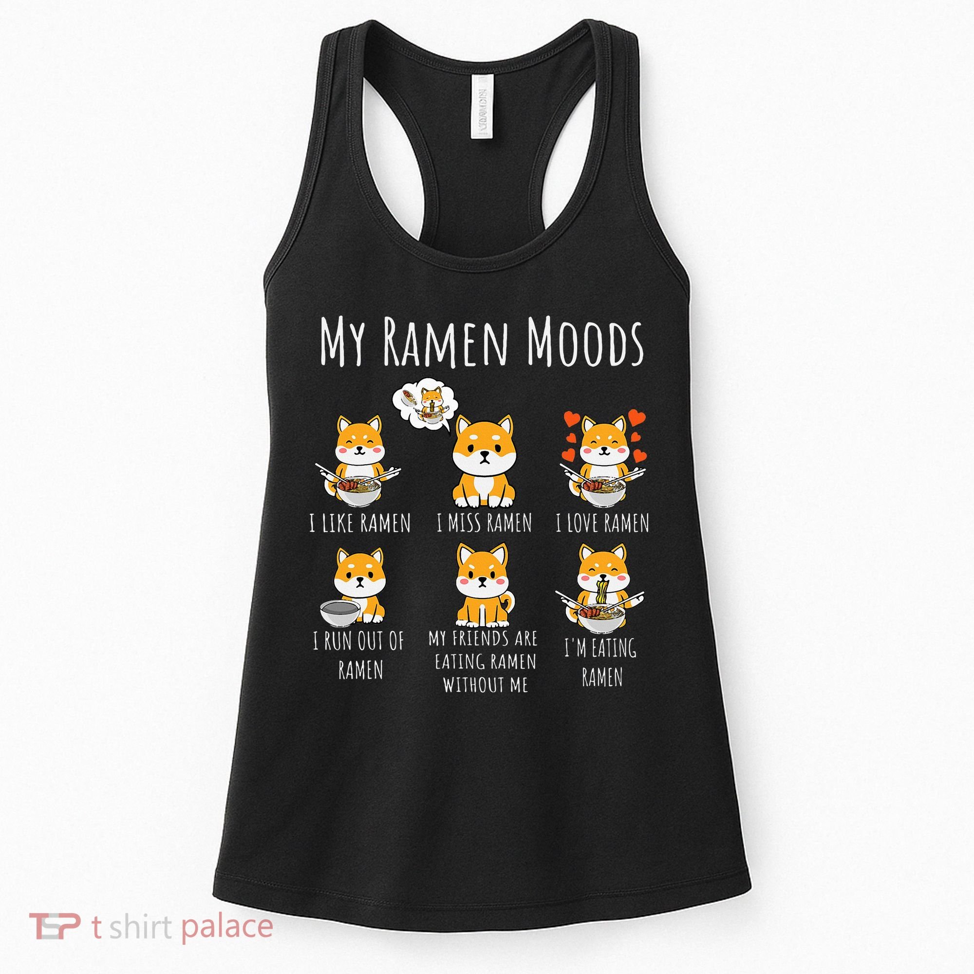 Shiba Inu Dog Ra Japanese Noodles Delight Women's Tank Top