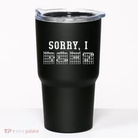 Sorry I DGAF Funny Hidden Message Guitar Chords Tumbler thumb 0