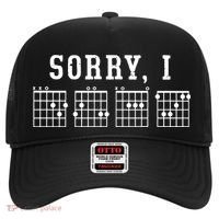 Sorry I DGAF Funny Hidden Message Guitar Chords Hat thumb 0